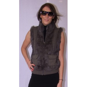 Gilet Oakwood Lipton Gris Taupe