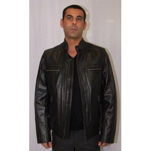 Blouson Cuir Oakwood Rapido Noir
