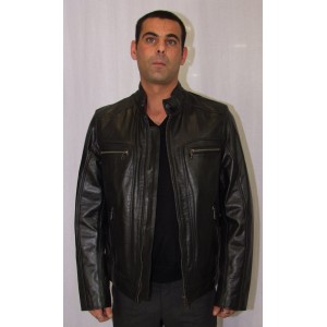 Blouson Cuir Oakwood Rapido Noir